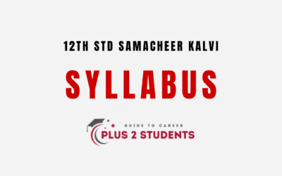 12th Std Samacheer Kalvi Syllabus