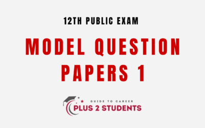 TN 12th Public Exam Model Question Papers 1