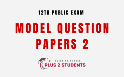 TN 12th Public Exam Model Question Paper 2